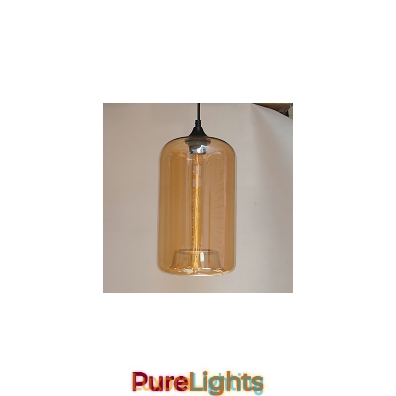 Designer Touch Decorative Bottle Design Pendant 1 Light Minimalist Iron Painting