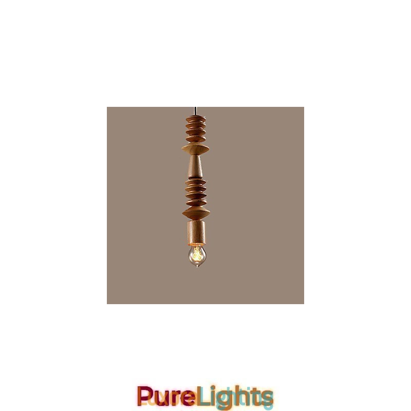 Designer Touch Decorative Chandelier Mini Style Traditional Classic Wood Bamboo