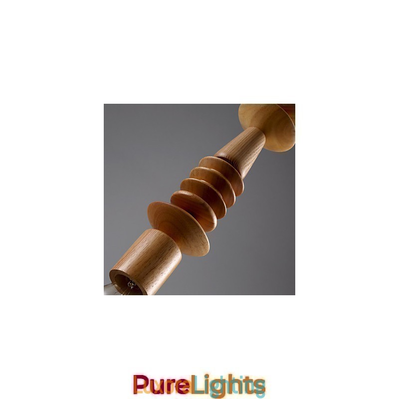 Designer Touch Decorative Chandelier Mini Style Traditional Classic Wood Bamboo