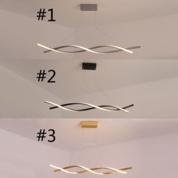 Designer Touch Decorative Modern Pendant Light Twist Design Hanging Lamp Dining