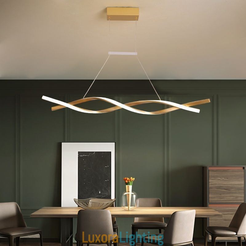 Designer Touch Decorative Modern Pendant Light Twist Design Hanging Lamp Dining