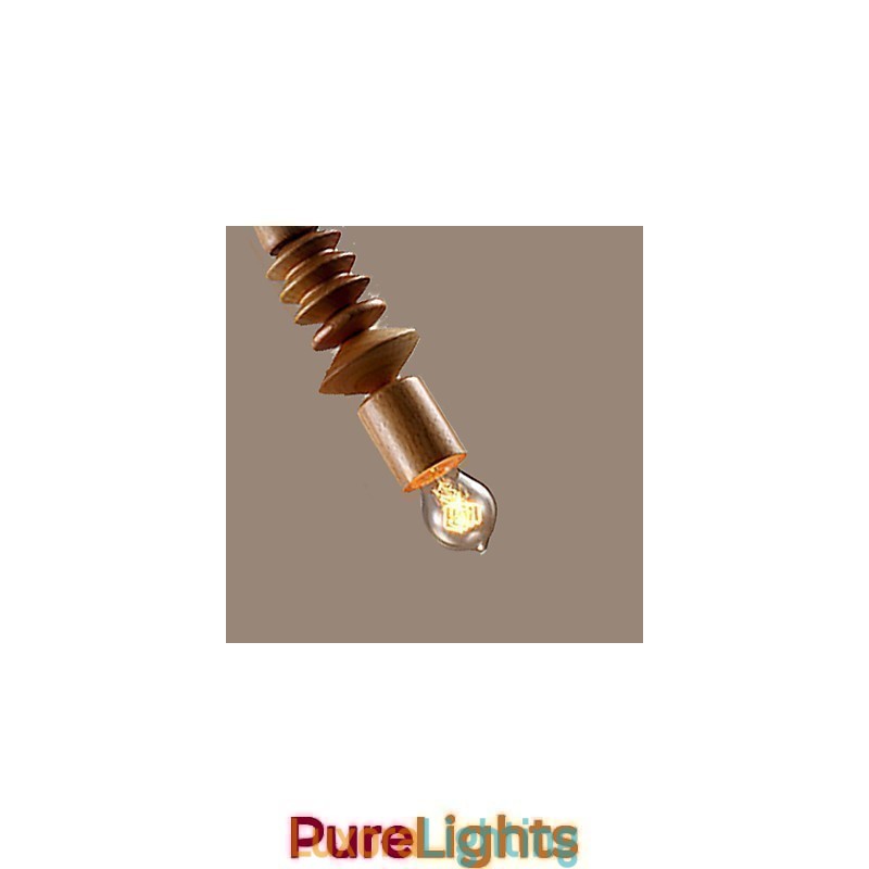 Designer Touch Decorative Chandelier Mini Style Traditional Classic Wood Bamboo