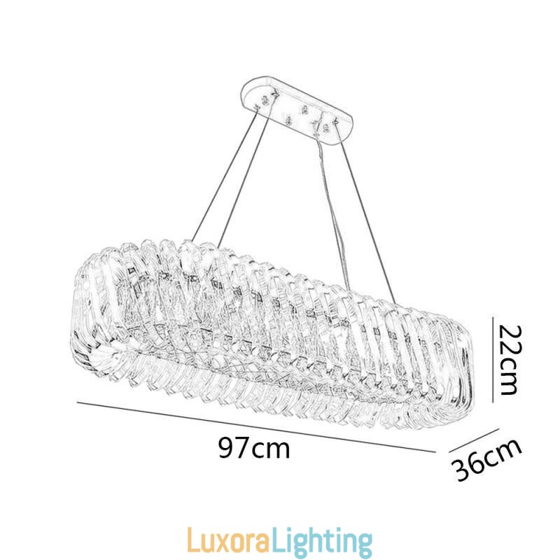 Designer Touch Decorative Luxury Glass Pendant Light European Style Chandelier