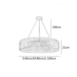 Designer Touch Decorative European Pendant Light Round Glass Decoration Hanging Lamp