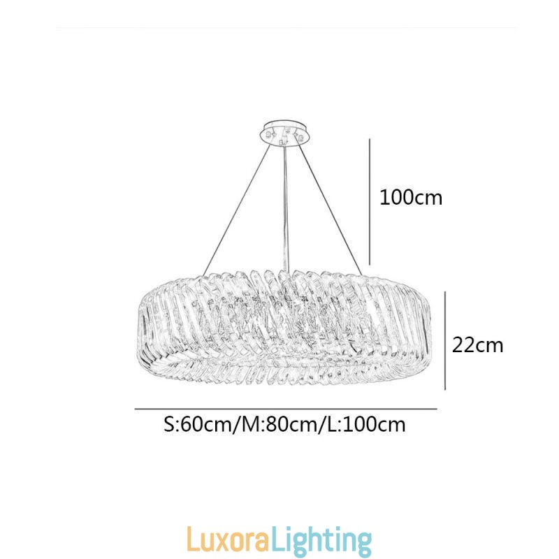 Designer Touch Decorative European Pendant Light Round Glass Decoration Hanging Lamp