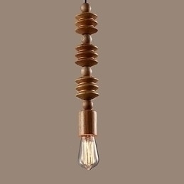 Designer Touch Decorative Chandelier Mini Style Traditional Classic Wood Bamboo