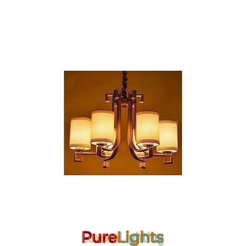 Designer Touch Decorative The Chinese Style Chandelier Iron Copper Imitation Air Lamps