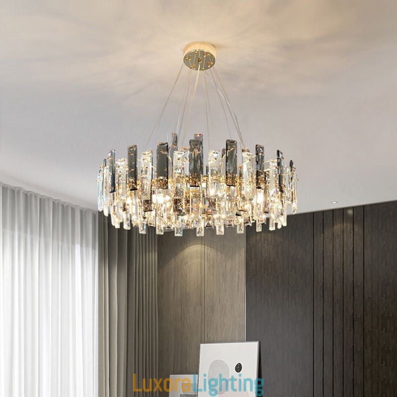 Designer Touch Decorative Luxury Glass Chandelier European Style Pendant Light