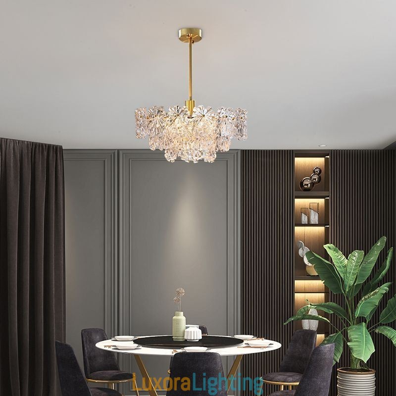 Designer Touch Decorative Luxury Pendant Light Home D茅cor Glass Chandelier Living