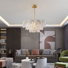 Designer Touch Decorative Luxury Pendant Light Home D茅cor Glass Chandelier Living