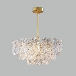 Designer Touch Decorative Luxury Pendant Light Home D茅cor Glass Chandelier Living