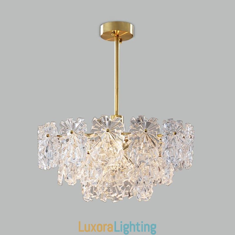 Designer Touch Decorative Luxury Pendant Light Home D茅cor Glass Chandelier Living