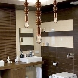 Designer Touch Decorative Chandelier Mini Style Traditional Classic Wood Bamboo