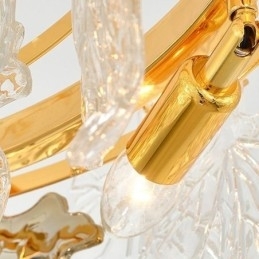 Designer Touch Decorative Maple Leaf Pendant Light Home Decor Glass Lighting