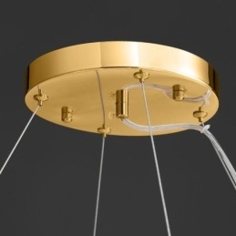 Designer Touch Decorative Artistic Glass Chandelier Feather Round Pendant Light