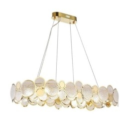 Designer Touch Decorative European Glass Chandelier Creative Luxury Pendant Light