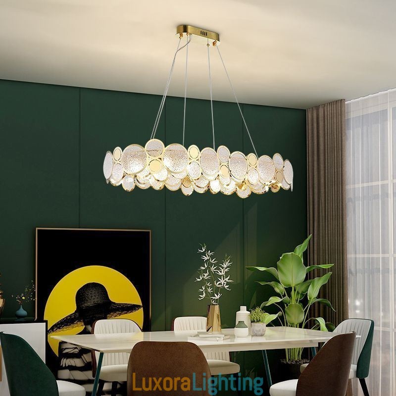 Designer Touch Decorative European Glass Chandelier Creative Luxury Pendant Light