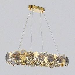 Designer Touch Decorative European Glass Chandelier Creative Luxury Pendant Light