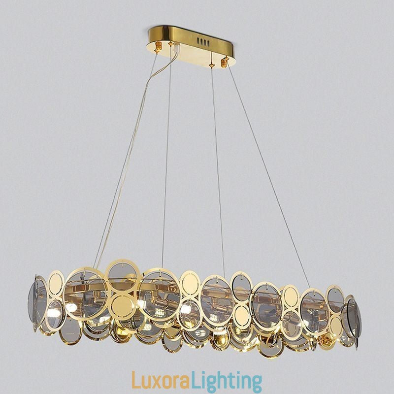 Designer Touch Decorative European Glass Chandelier Creative Luxury Pendant Light
