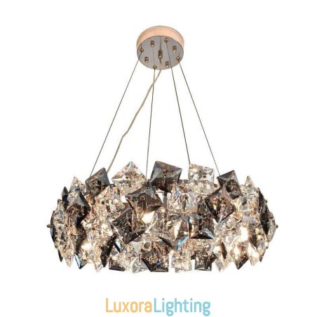 Designer Touch Decorative Light Luxury Glass Chandelier Modern Minimalist Pendant Lamp Living