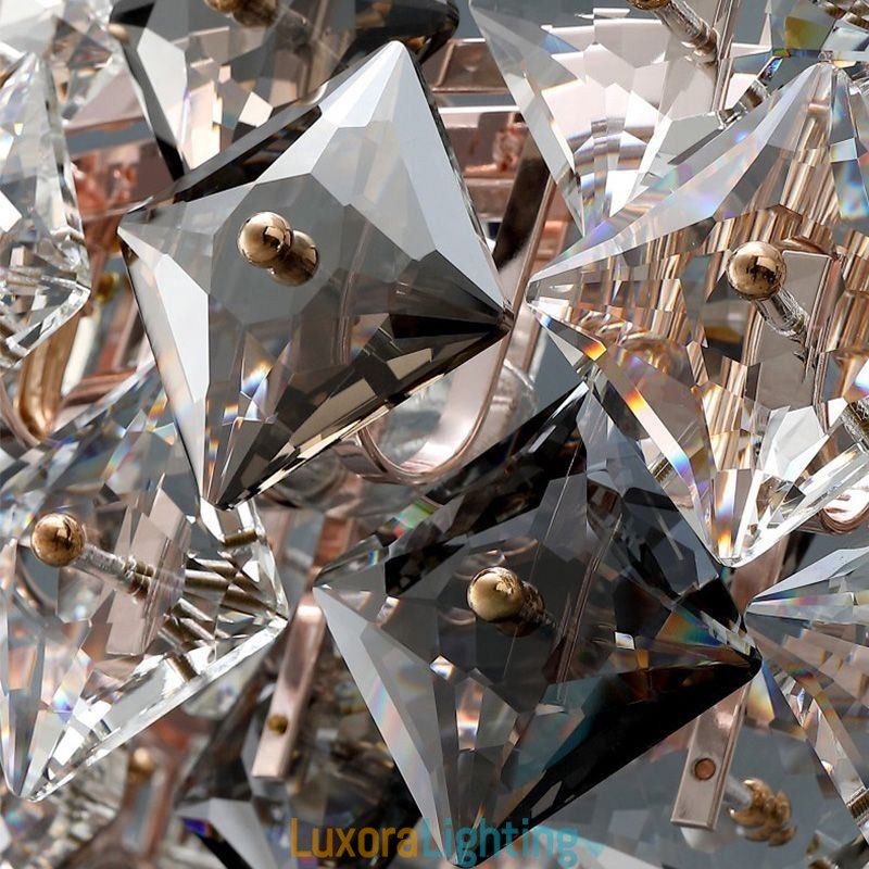 Designer Touch Decorative Light Luxury Glass Chandelier Modern Minimalist Pendant Lamp Living