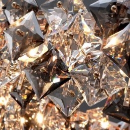 Designer Touch Decorative Light Luxury Glass Chandelier Modern Minimalist Pendant Lamp Living