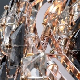 Designer Touch Decorative Light Luxury Glass Chandelier Modern Minimalist Pendant Lamp Living