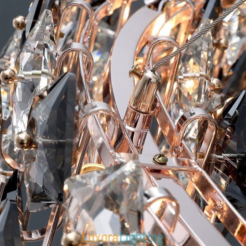 Designer Touch Decorative Light Luxury Glass Chandelier Modern Minimalist Pendant Lamp Living