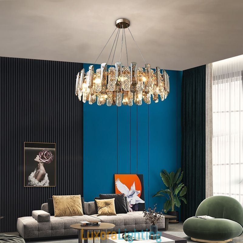 Designer Touch Decorative European Glass Pendant Light Luxury Hanging Lamp