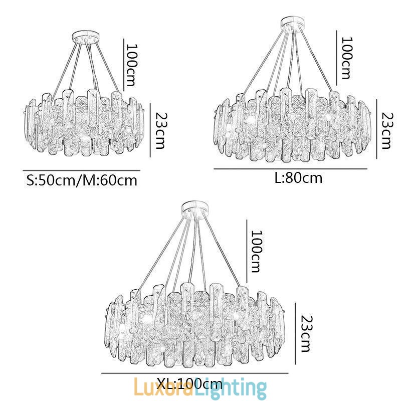 Designer Touch Decorative European Glass Pendant Light Luxury Hanging Lamp