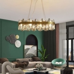 Designer Touch Decorative Light Luxury Chandelier Post Modern Glass Pendant Light