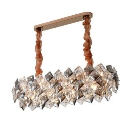 Designer Touch Decorative European Glass Chandelier Creative Light Luxury Pendant Lighting