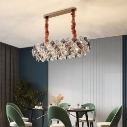 Designer Touch Decorative European Glass Chandelier Creative Light Luxury Pendant Lighting