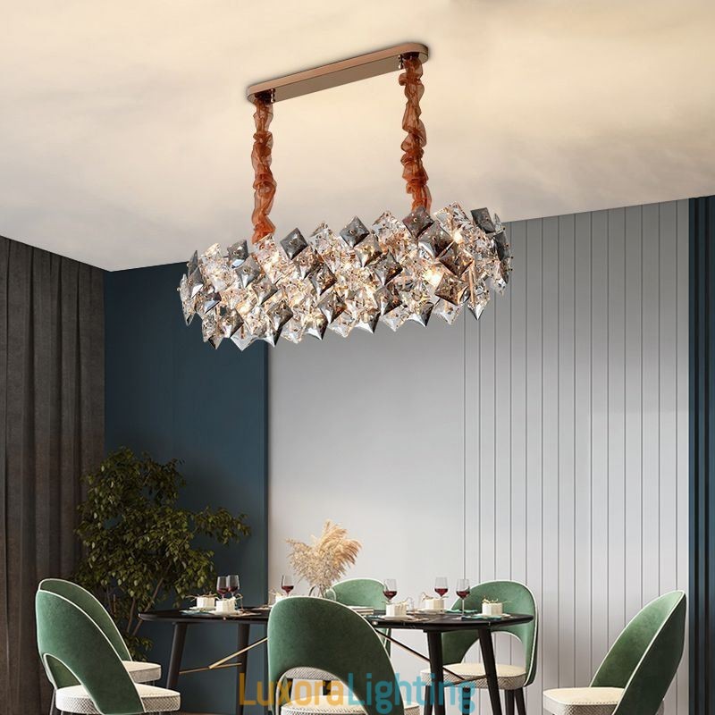 Designer Touch Decorative European Glass Chandelier Creative Light Luxury Pendant Lighting