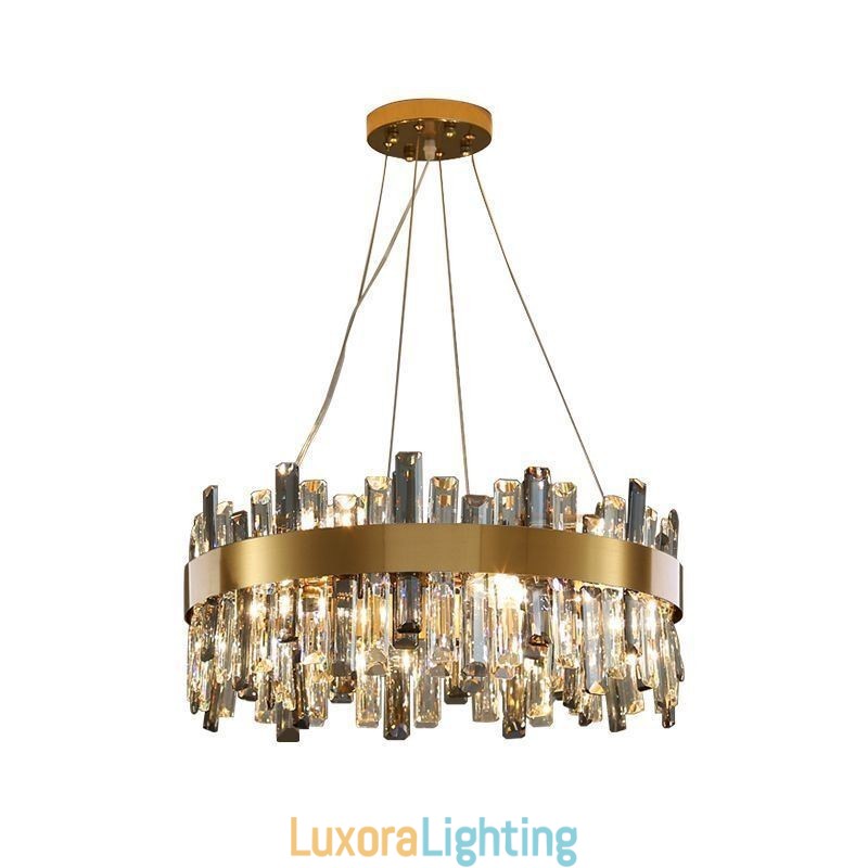 Designer Touch Decorative Luxury Glass Chandelier European Style Pendant Light Living