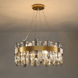 Designer Touch Decorative Luxury Glass Chandelier European Style Pendant Light Living
