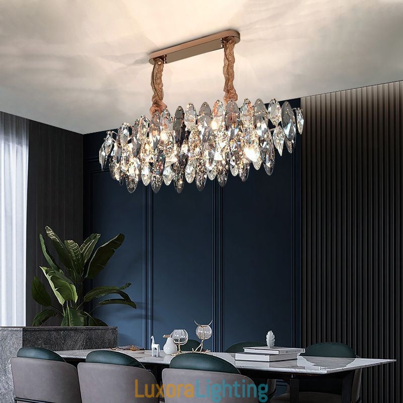 Designer Touch Decorative Light Luxury Pendant Light Home D茅cor Glass Chandelier Living