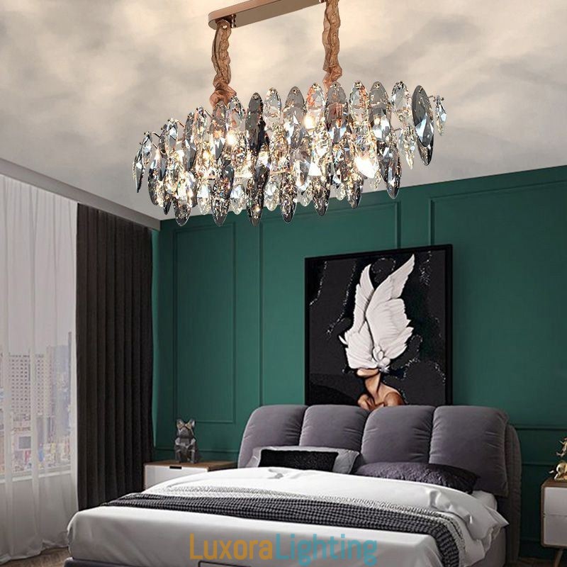 Designer Touch Decorative Light Luxury Pendant Light Home D茅cor Glass Chandelier Living
