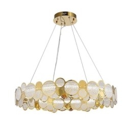 Designer Touch Decorative European Glass Chandelier Creative Light Luxury Pendant Light