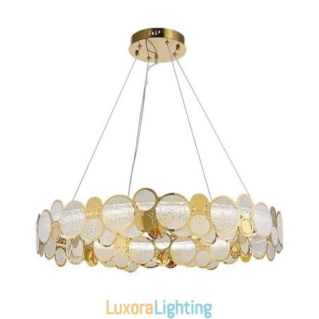 Designer Touch Decorative European Glass Chandelier Creative Light Luxury Pendant Light