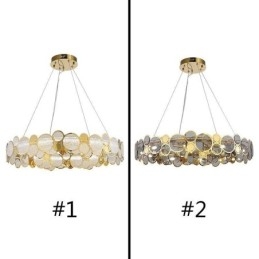 Designer Touch Decorative European Glass Chandelier Creative Light Luxury Pendant Light