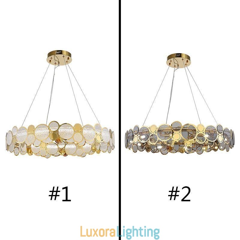 Designer Touch Decorative European Glass Chandelier Creative Light Luxury Pendant Light