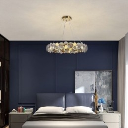 Designer Touch Decorative European Glass Chandelier Creative Light Luxury Pendant Light