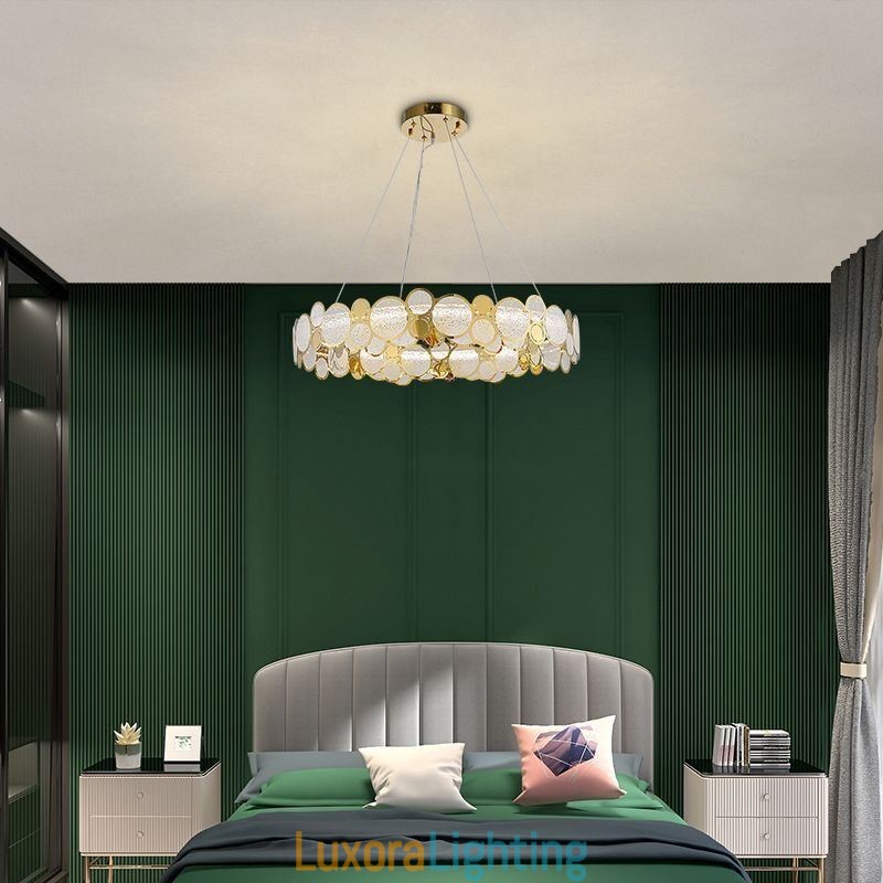 Designer Touch Decorative European Glass Chandelier Creative Light Luxury Pendant Light