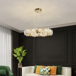 Designer Touch Decorative European Glass Chandelier Creative Light Luxury Pendant Light
