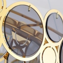 Designer Touch Decorative European Glass Chandelier Creative Light Luxury Pendant Light