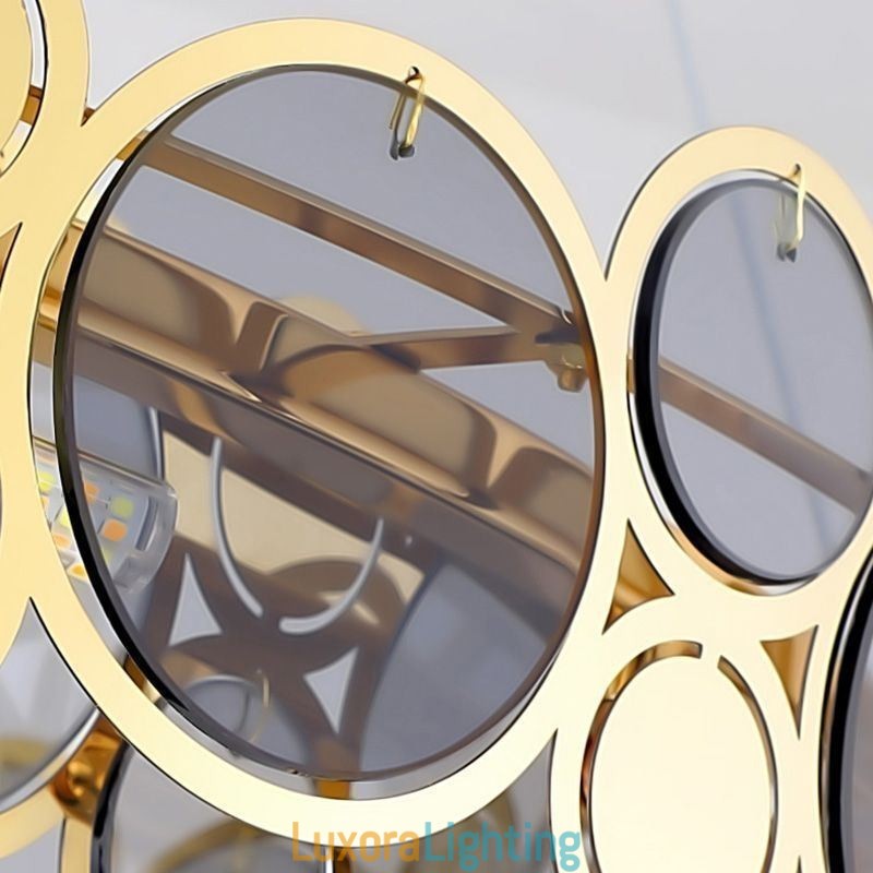 Designer Touch Decorative European Glass Chandelier Creative Light Luxury Pendant Light