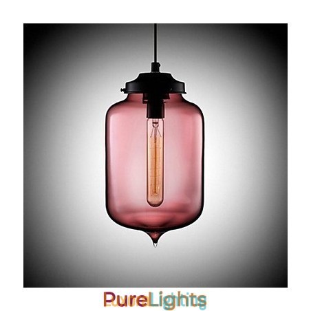 Designer Touch Decorative Bottle Design Pendant 1 Light Minimalist Iron Painting
