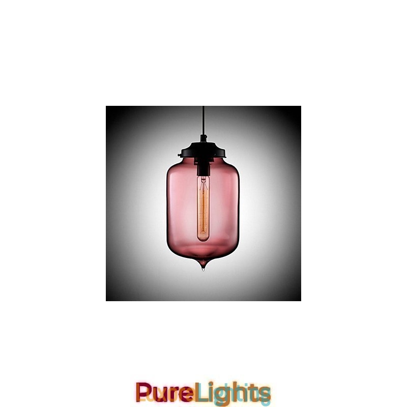 Designer Touch Decorative Bottle Design Pendant 1 Light Minimalist Iron Painting