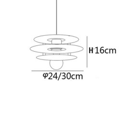 Designer Touch Decorative Nordic Pendant Light Post Modern Decoration Acrylic Hanging Light